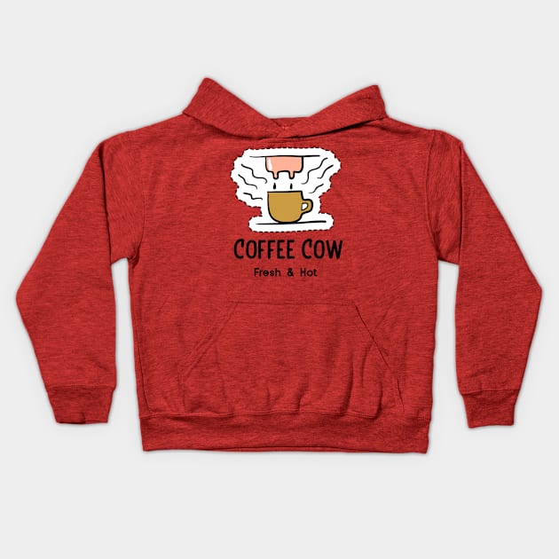 Fresh Coffee Kids Hoodie by aastal72